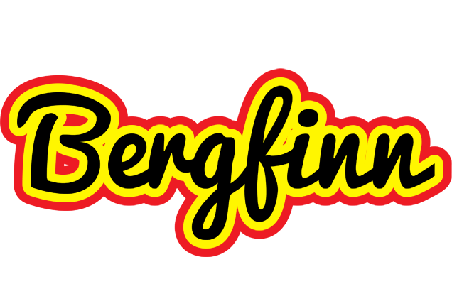 Bergfinn flaming logo