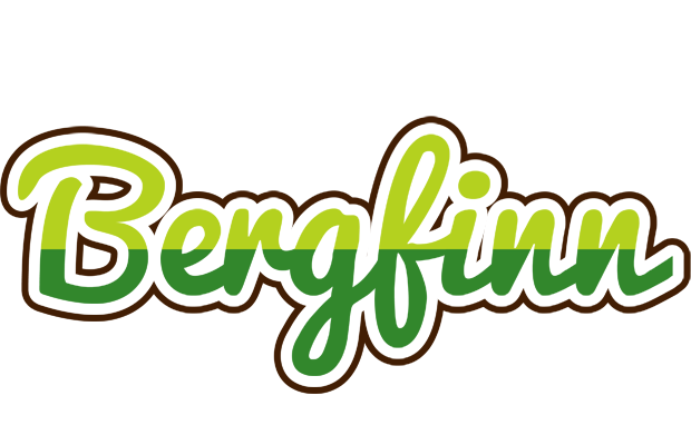 Bergfinn golfing logo