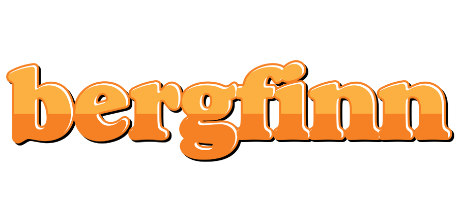 Bergfinn orange logo