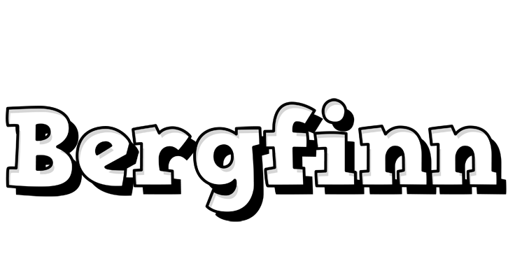 Bergfinn snowing logo