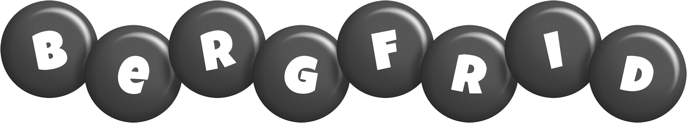 Bergfrid candy-black logo