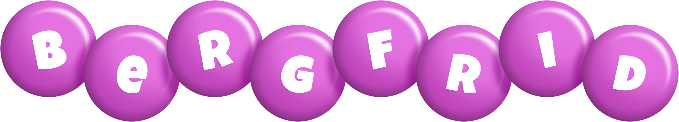 Bergfrid candy-purple logo