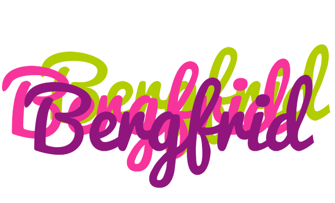 Bergfrid flowers logo
