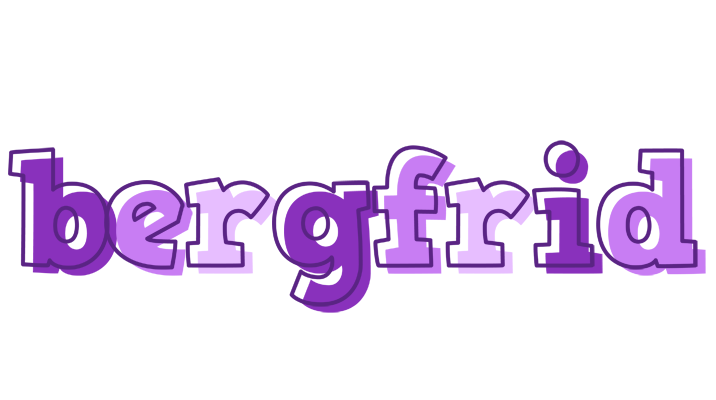 Bergfrid sensual logo