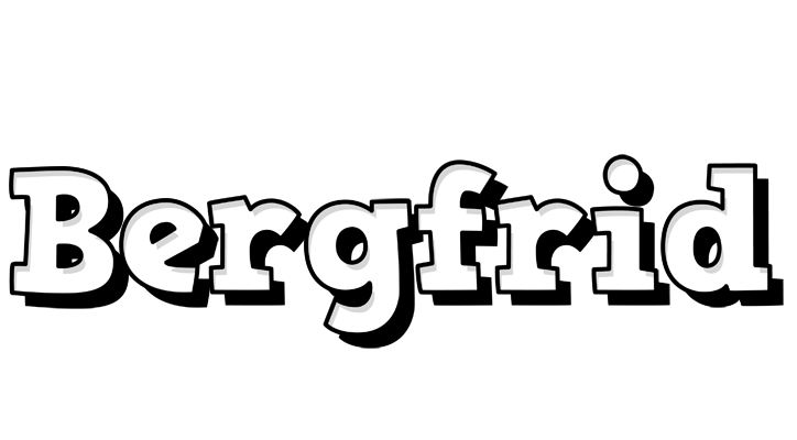 Bergfrid snowing logo