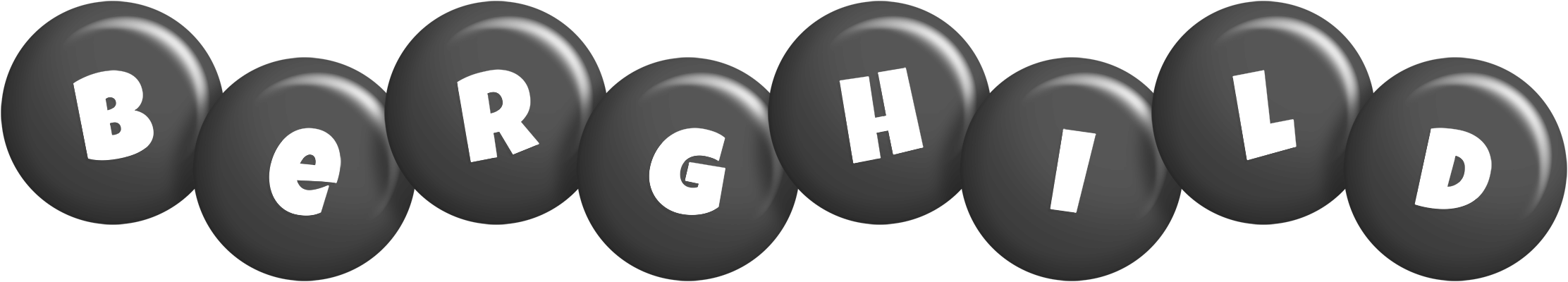 Berghild candy-black logo