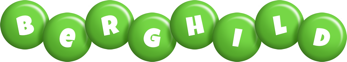 Berghild candy-green logo