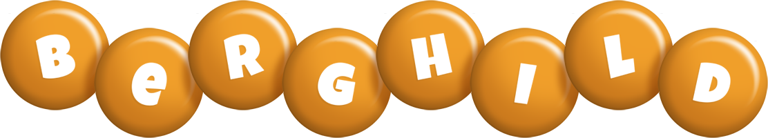 Berghild candy-orange logo