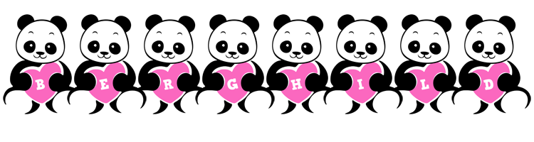 Berghild love-panda logo