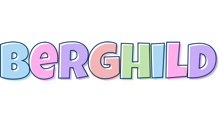 Berghild pastel logo