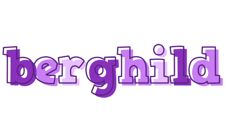 Berghild sensual logo