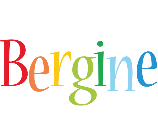 Bergine birthday logo