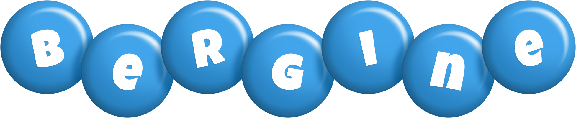 Bergine candy-blue logo
