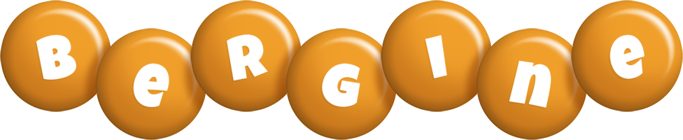 Bergine candy-orange logo