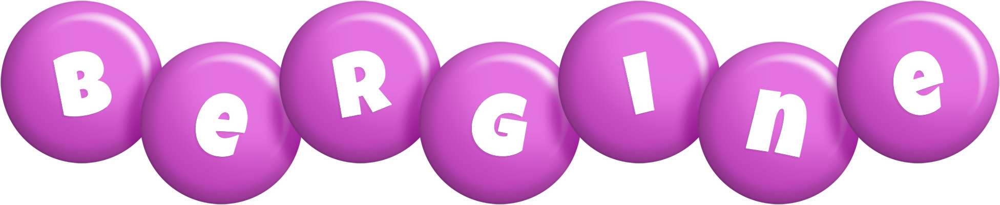 Bergine candy-purple logo