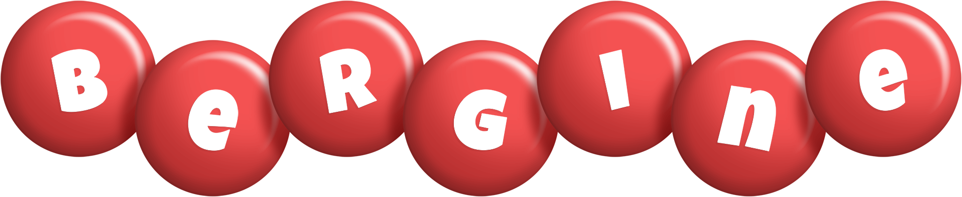 Bergine candy-red logo