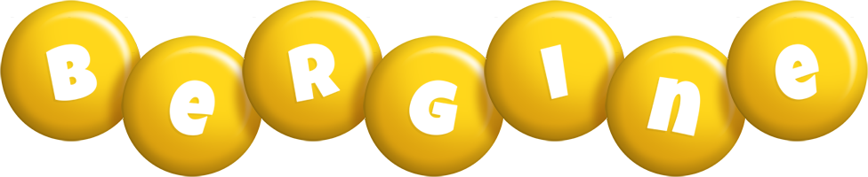 Bergine candy-yellow logo