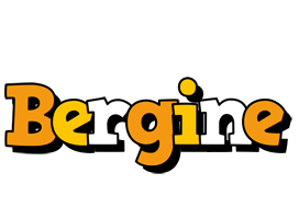 Bergine cartoon logo