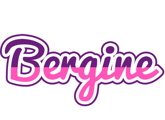 Bergine cheerful logo
