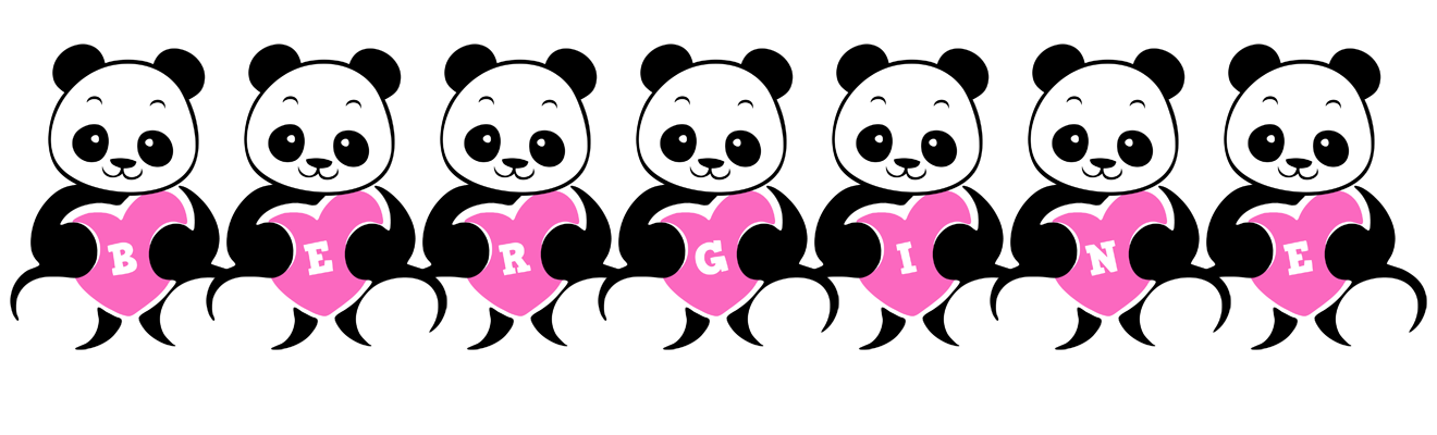 Bergine love-panda logo