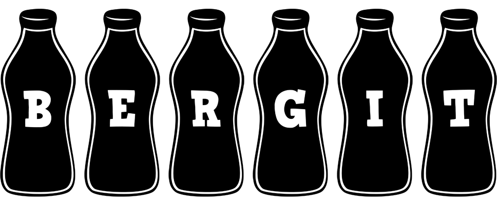 Bergit bottle logo