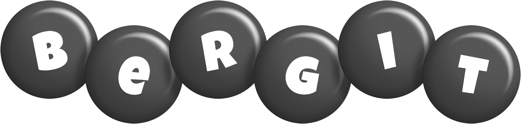Bergit candy-black logo