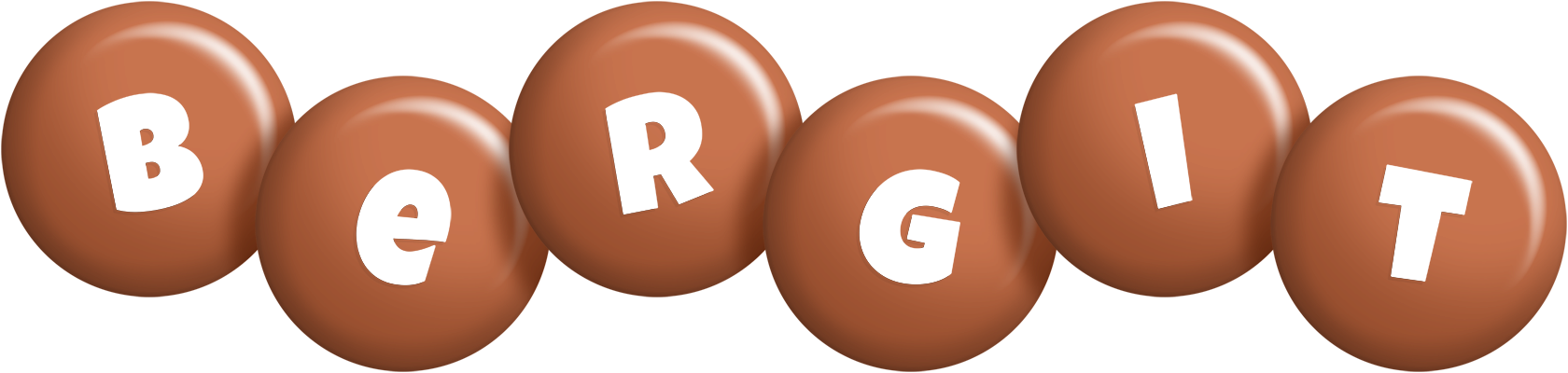 Bergit candy-brown logo