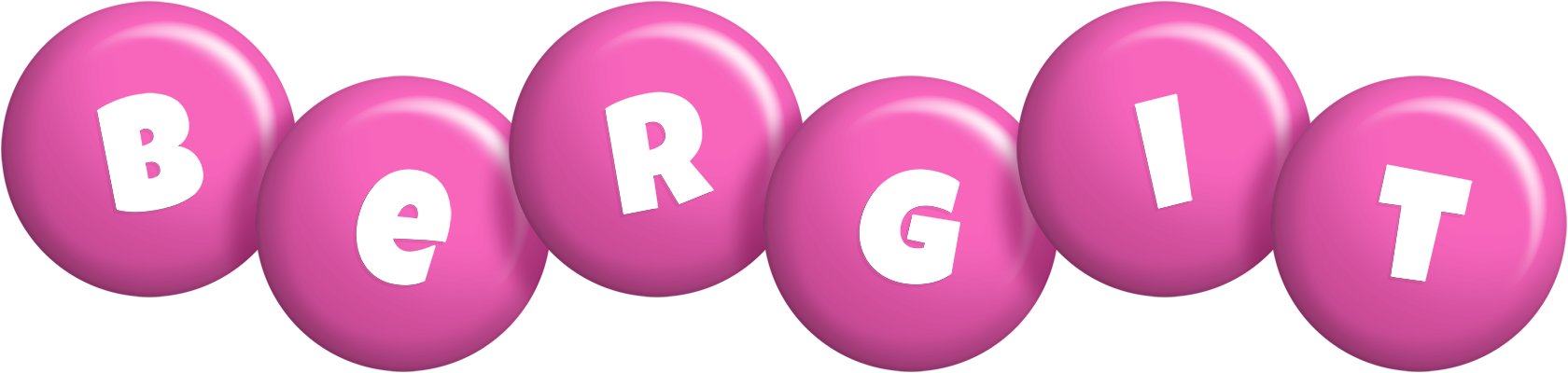 Bergit candy-pink logo