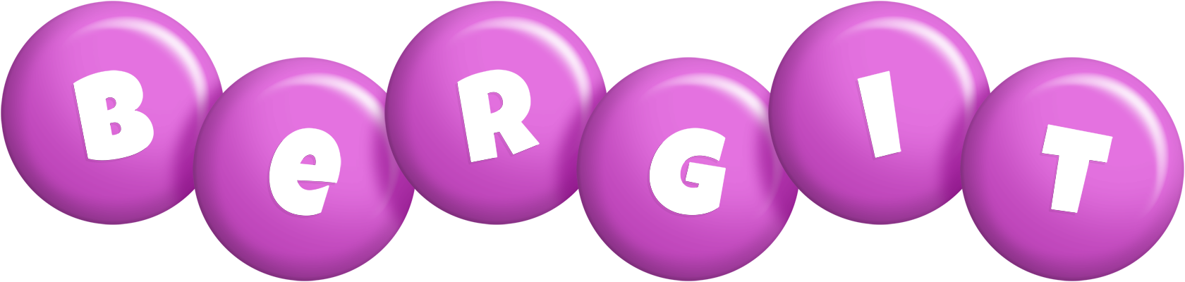 Bergit candy-purple logo