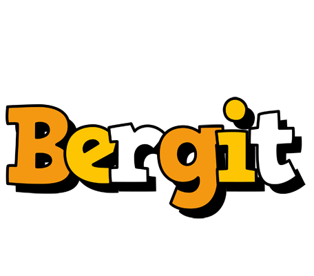 Bergit cartoon logo