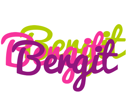 Bergit flowers logo