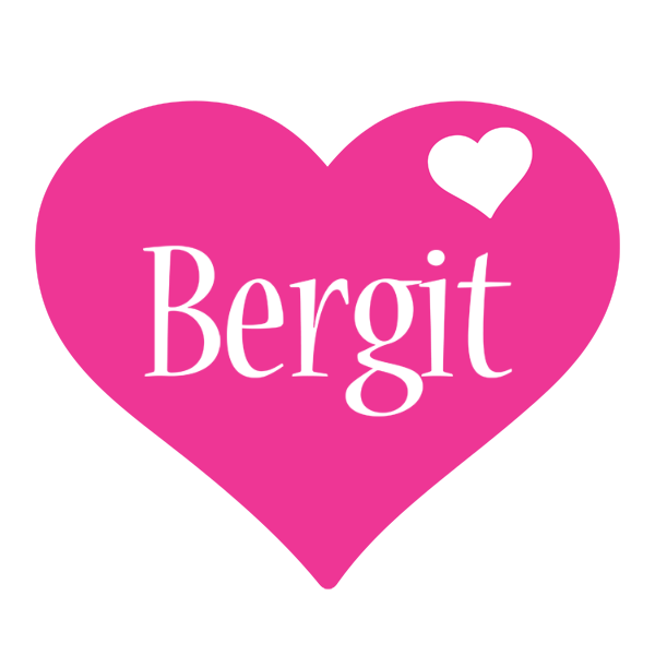 Bergit love-heart logo