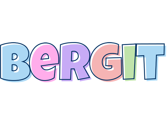 Bergit pastel logo