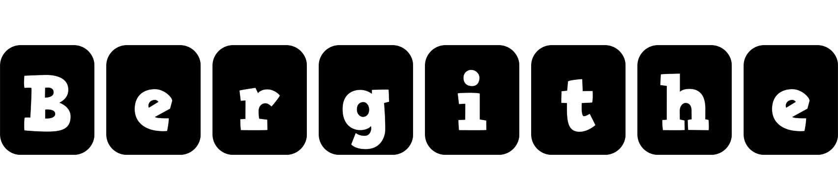 Bergithe box logo