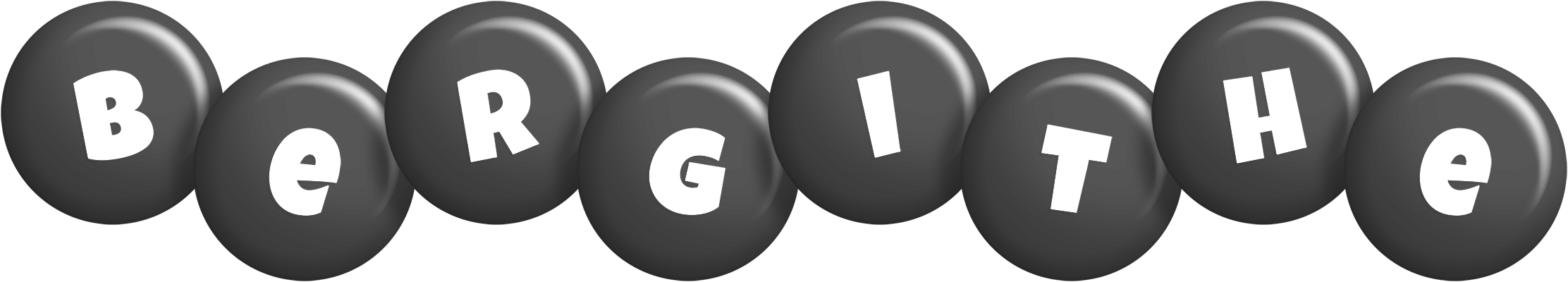 Bergithe candy-black logo