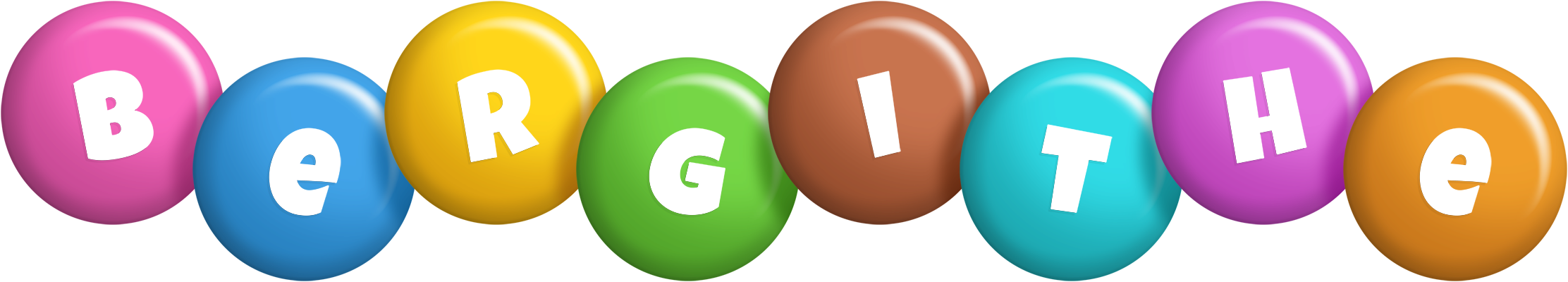 Bergithe candy logo