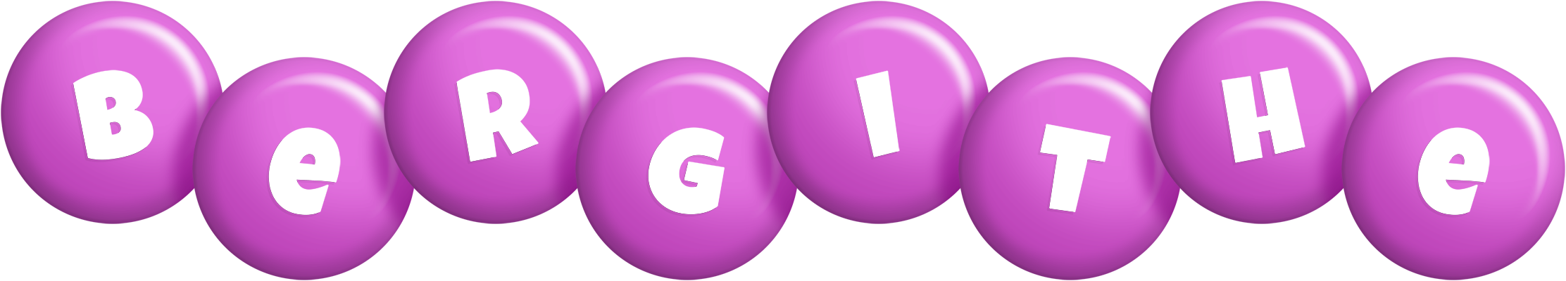 Bergithe candy-purple logo