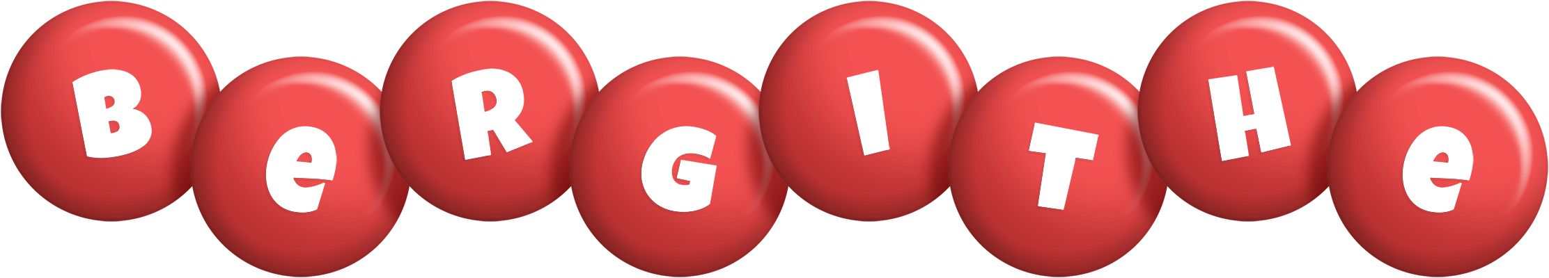 Bergithe candy-red logo