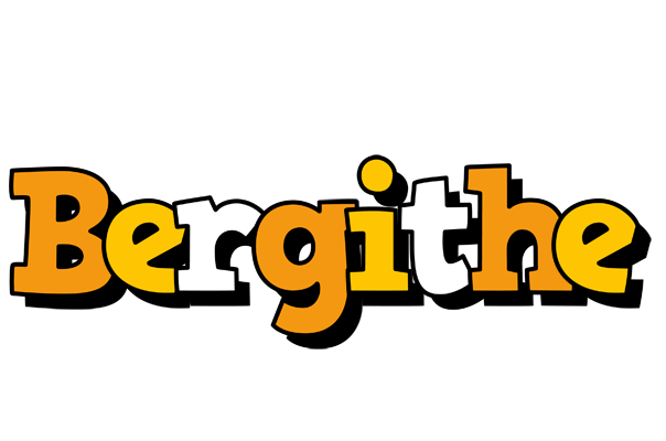 Bergithe cartoon logo