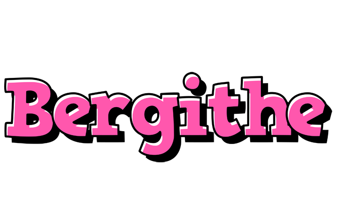 Bergithe girlish logo