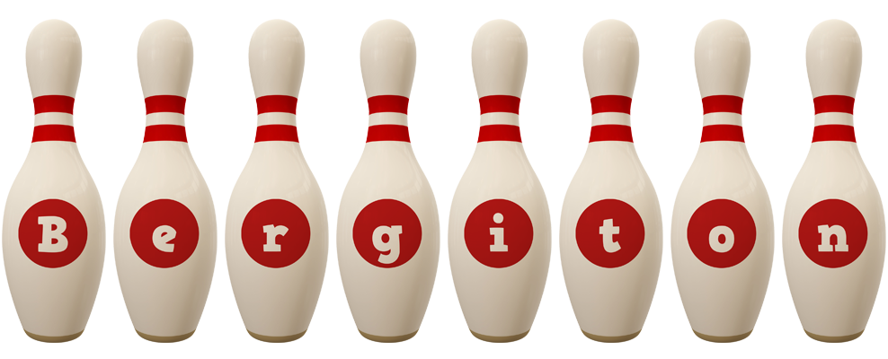 Bergiton bowling-pin logo