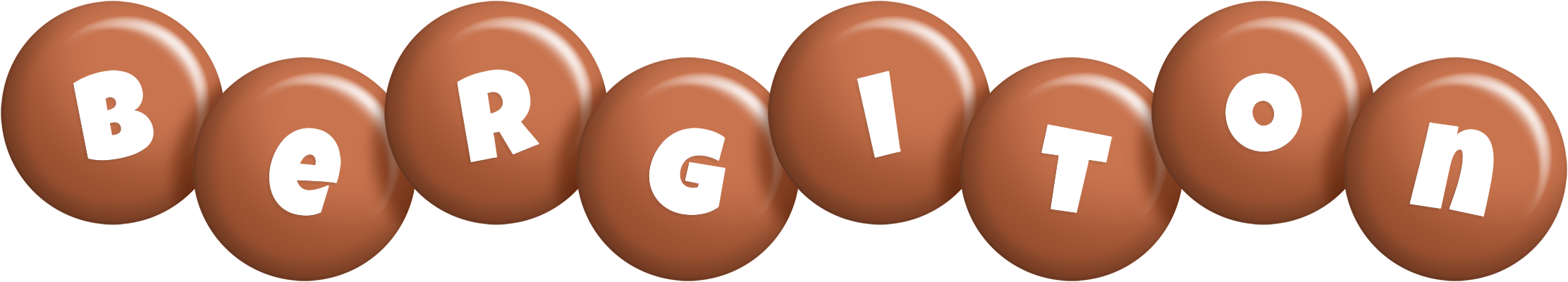 Bergiton candy-brown logo