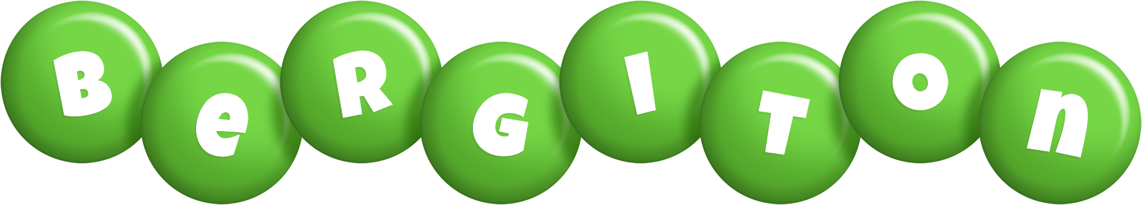 Bergiton candy-green logo