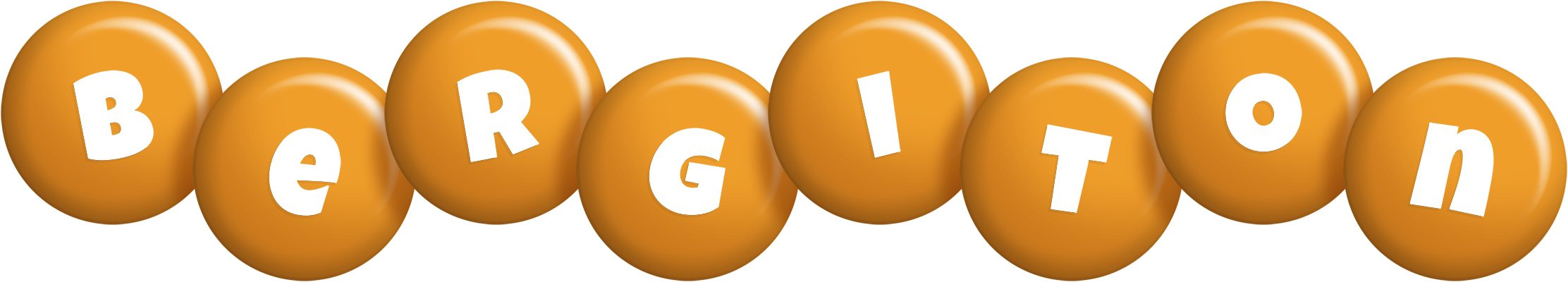 Bergiton candy-orange logo
