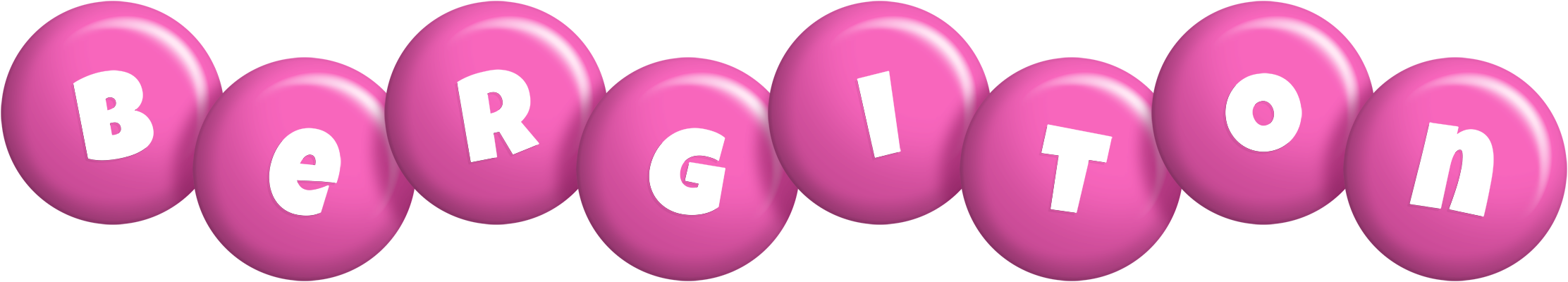 Bergiton candy-pink logo