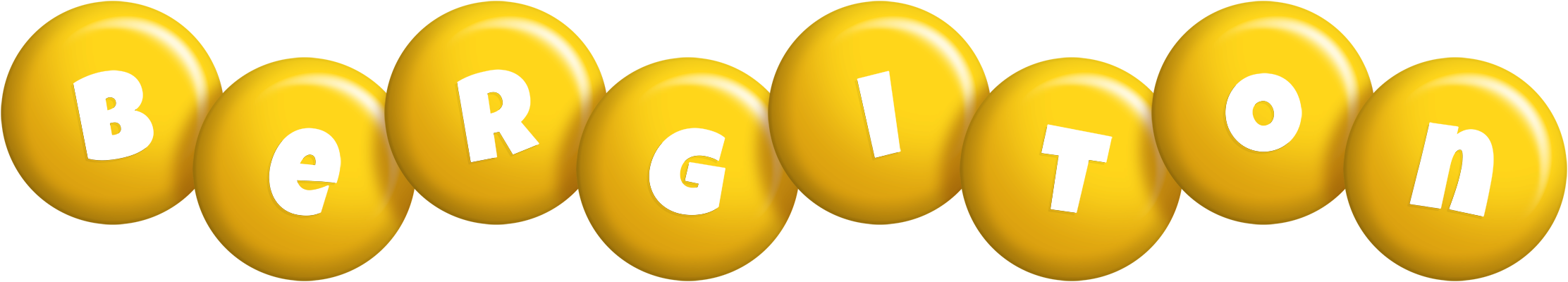 Bergiton candy-yellow logo