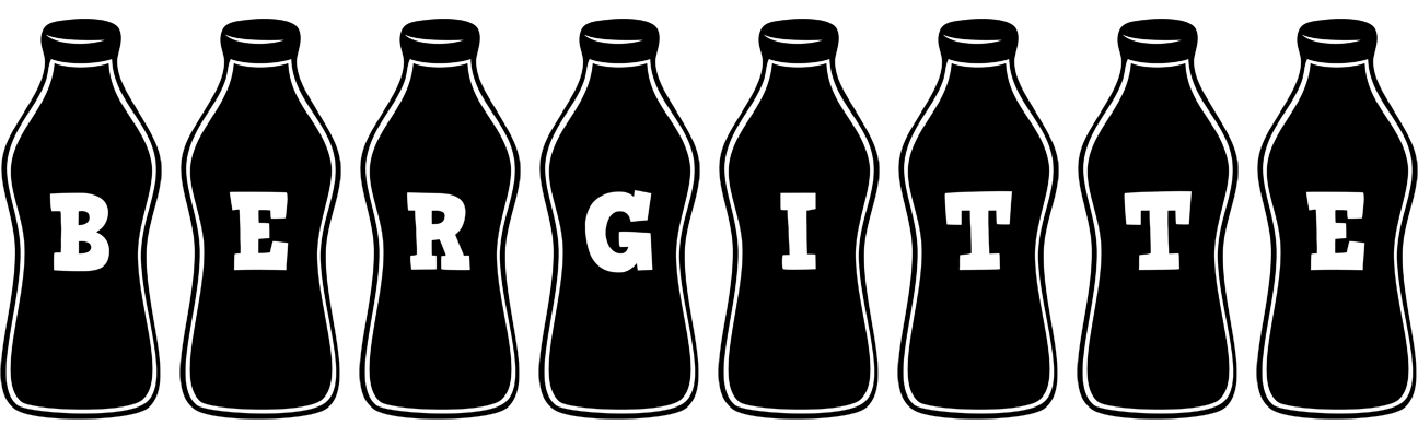 Bergitte bottle logo