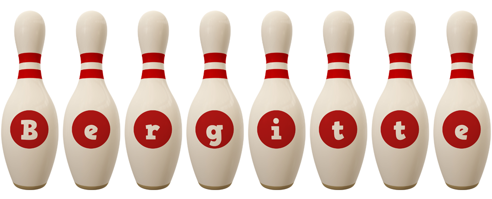 Bergitte bowling-pin logo