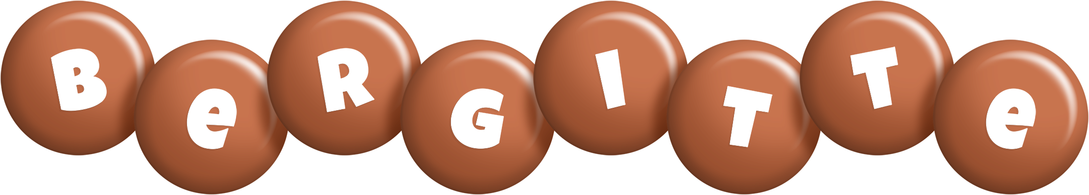 Bergitte candy-brown logo
