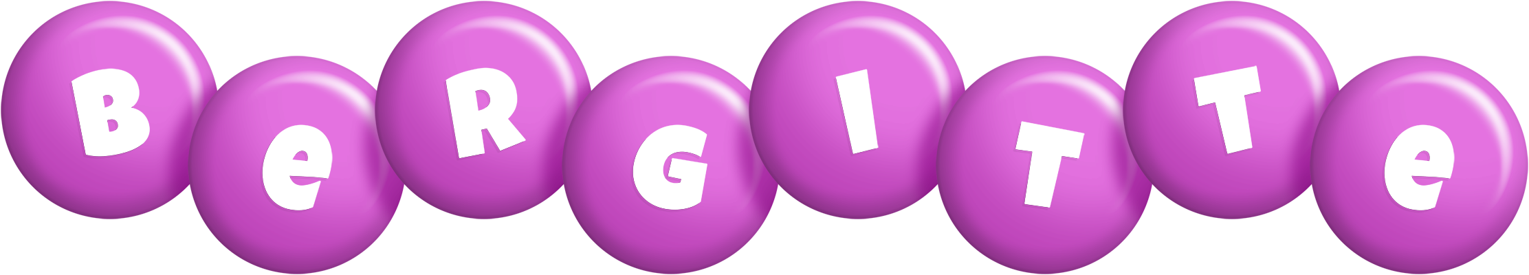 Bergitte candy-purple logo
